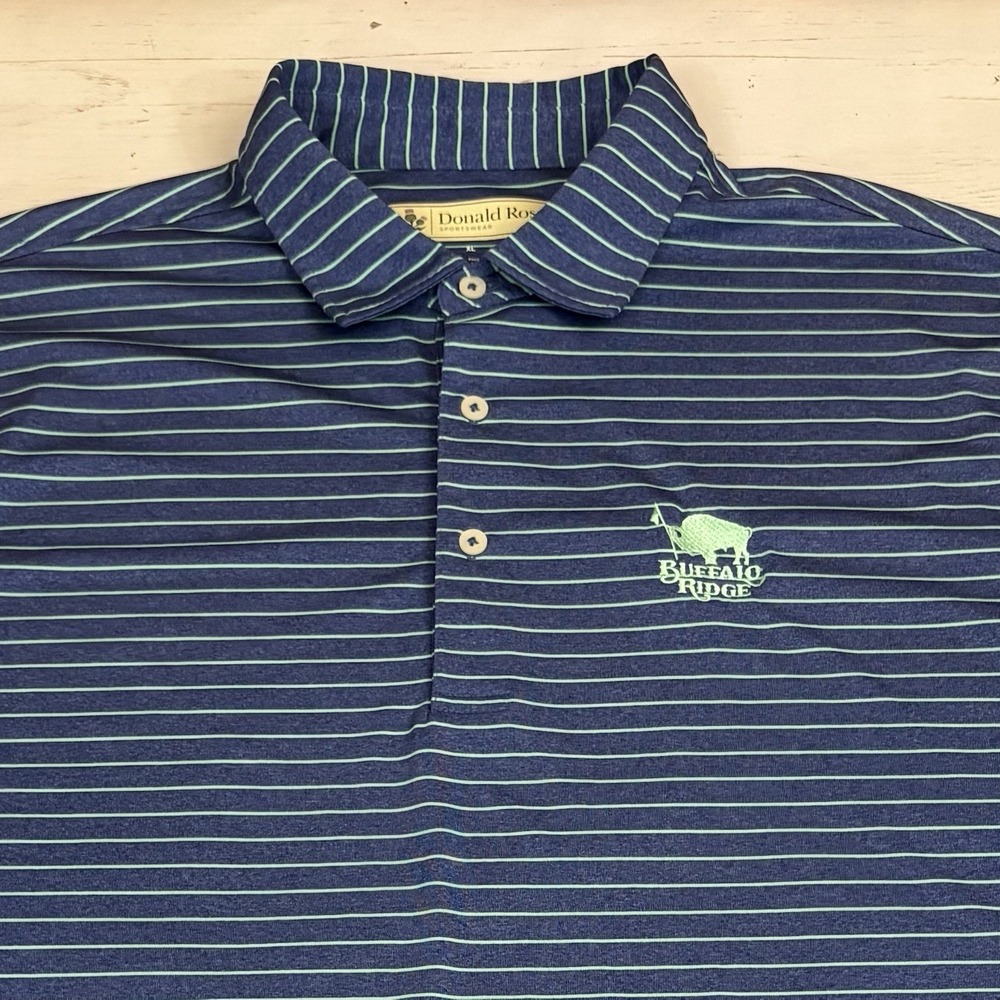 Donald Ross Polo Shirt Mens XL Buffalo Ridge Golf Logo